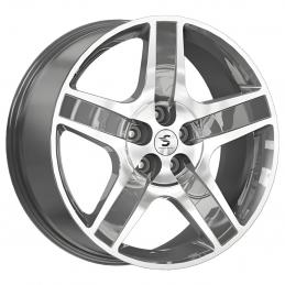 КиК КР008 8.5x20 PCD5x114.3 ET43 DIA 67.1  Diamond gloss graphite